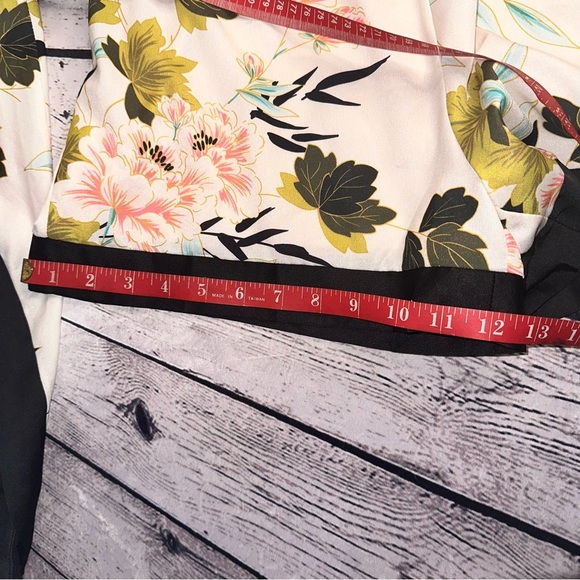 Romper Hot Miami Style Blithe Jumpsuit Small Japanese Oriental Floral Print - Picture 14 of 16